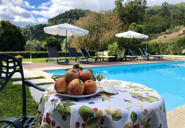 Casa rural em Arcos de Valdevez - Casa do Pomar Vista Piscina - Eido do Pomar